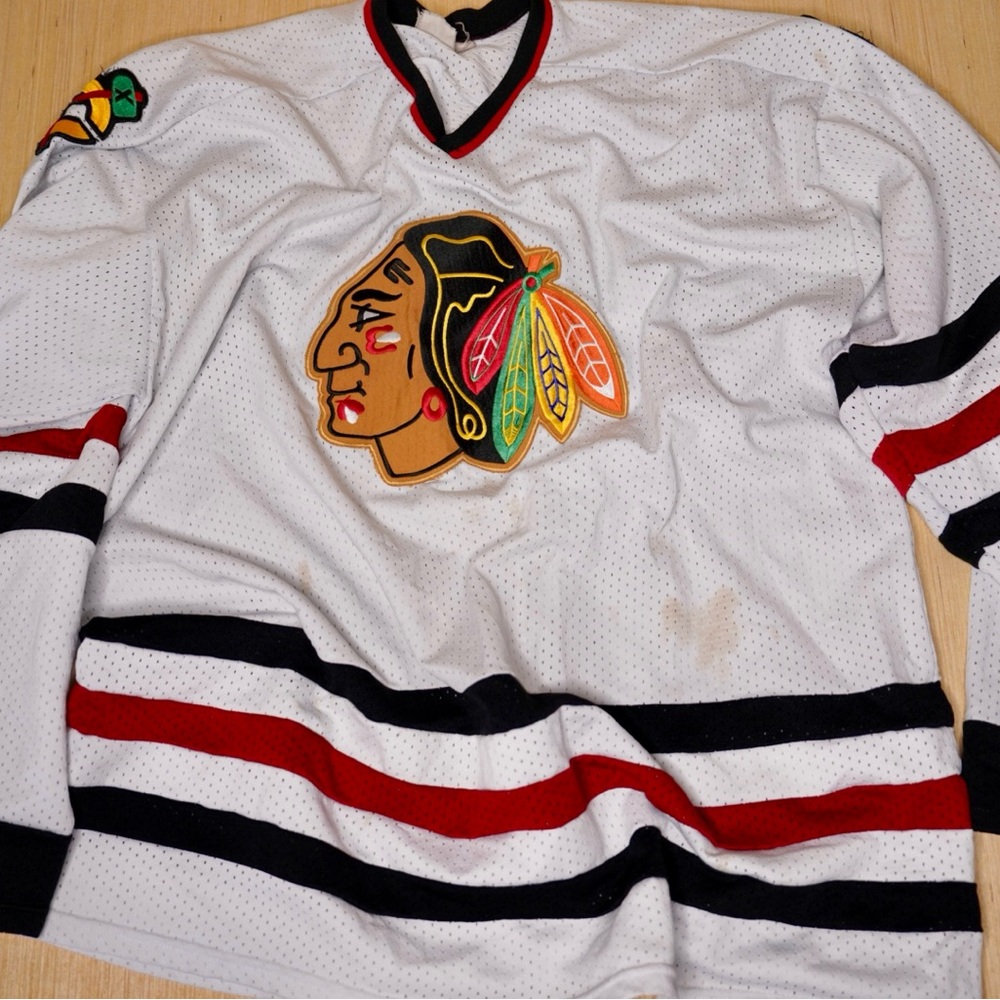 Vintage 90s Chicago Blackhawks practice jersey